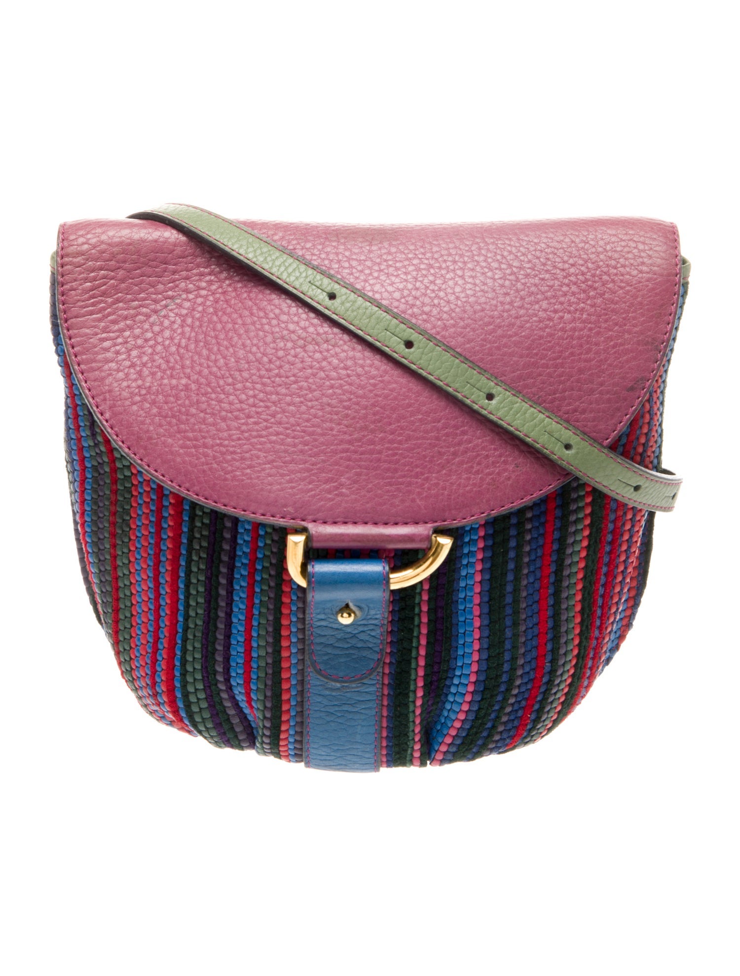 Delvaux Leather Shoulder Bag Vintage