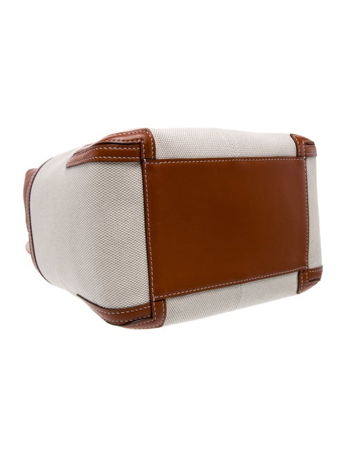 Delvaux Canvas Bucket Bag