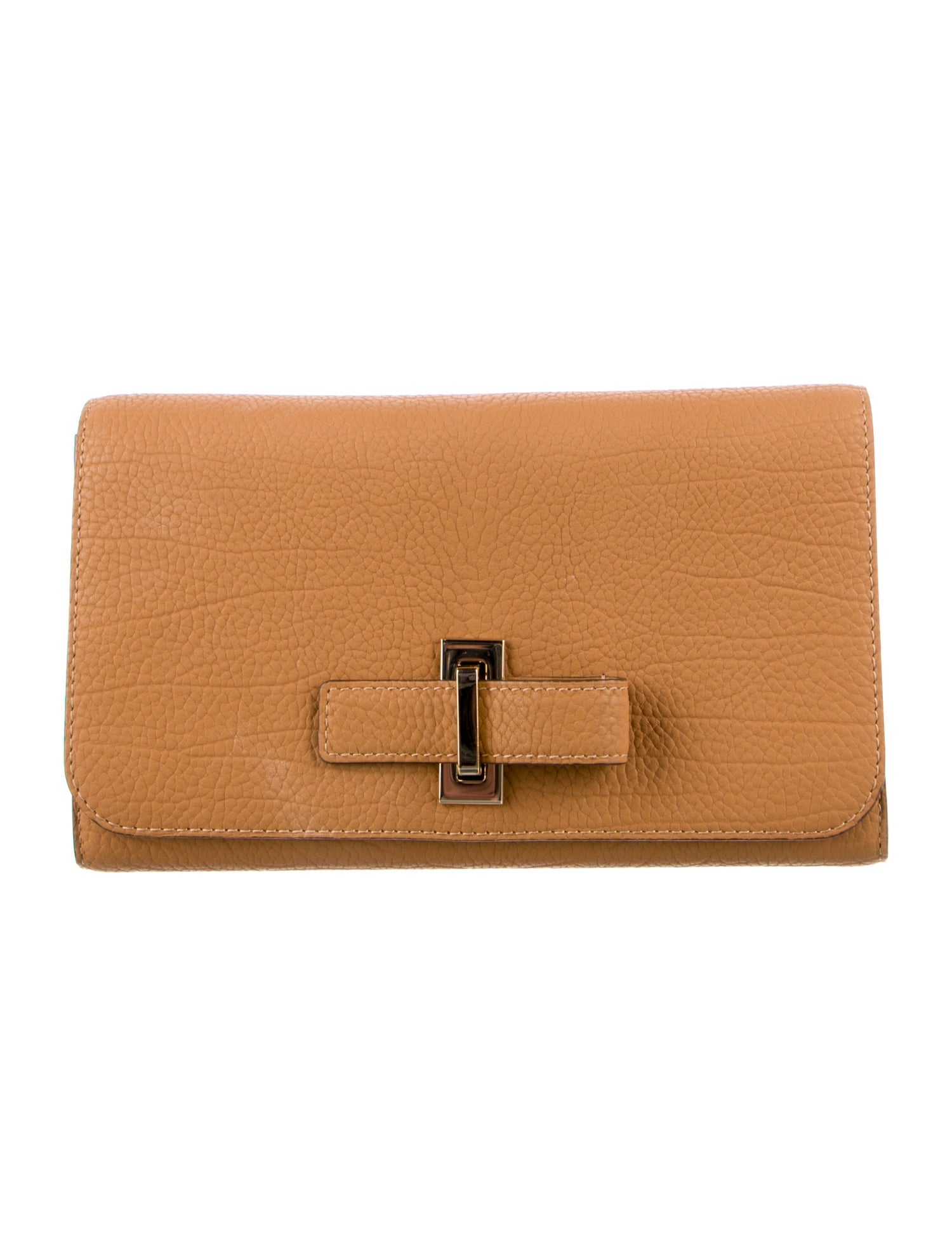 Delvaux Leather Trifold Wallet