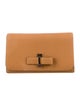 Delvaux Leather Trifold Wallet