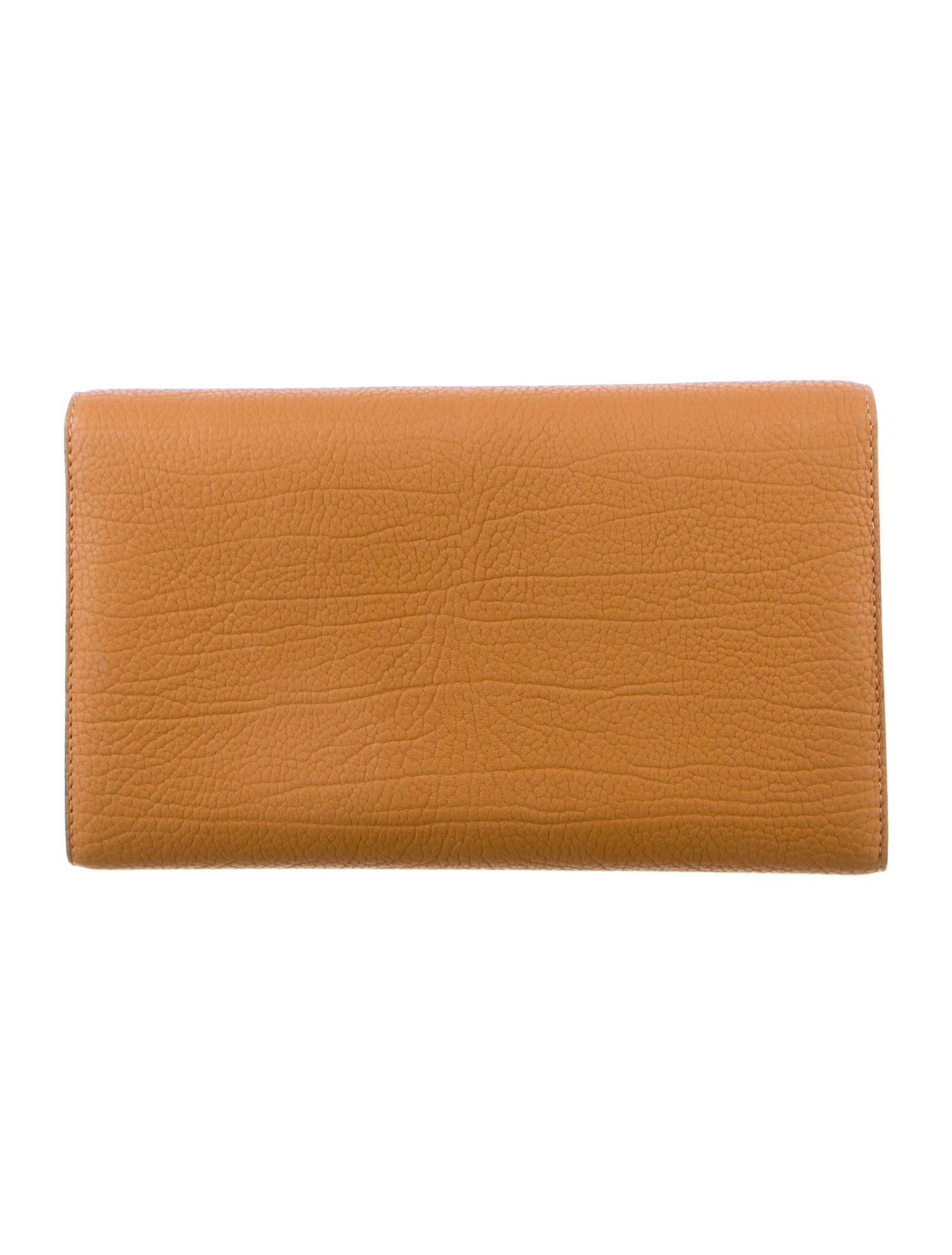 Delvaux Leather Trifold Wallet