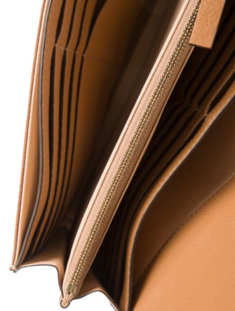 Delvaux Leather Trifold Wallet