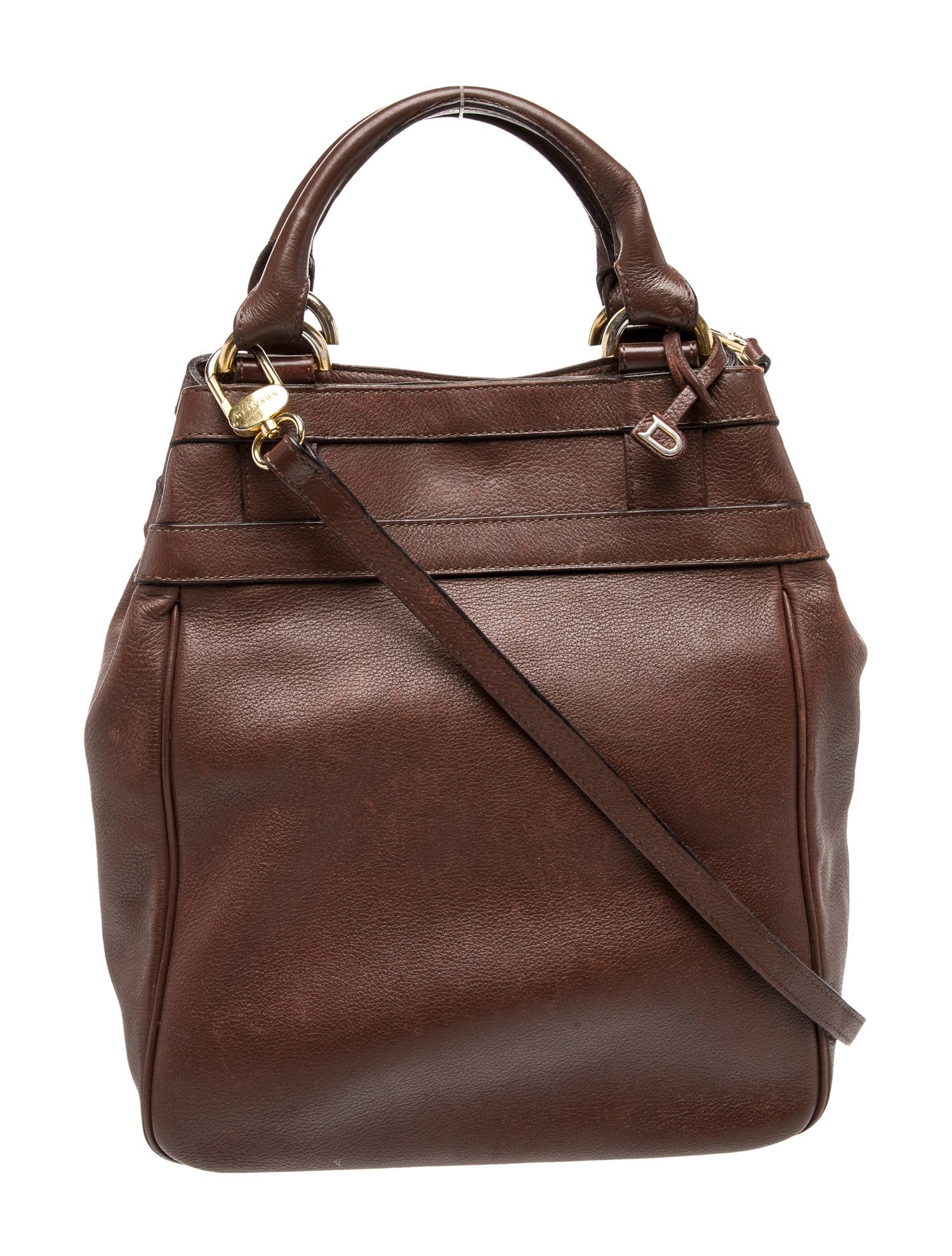 Delvaux Leather Top Handle Bag