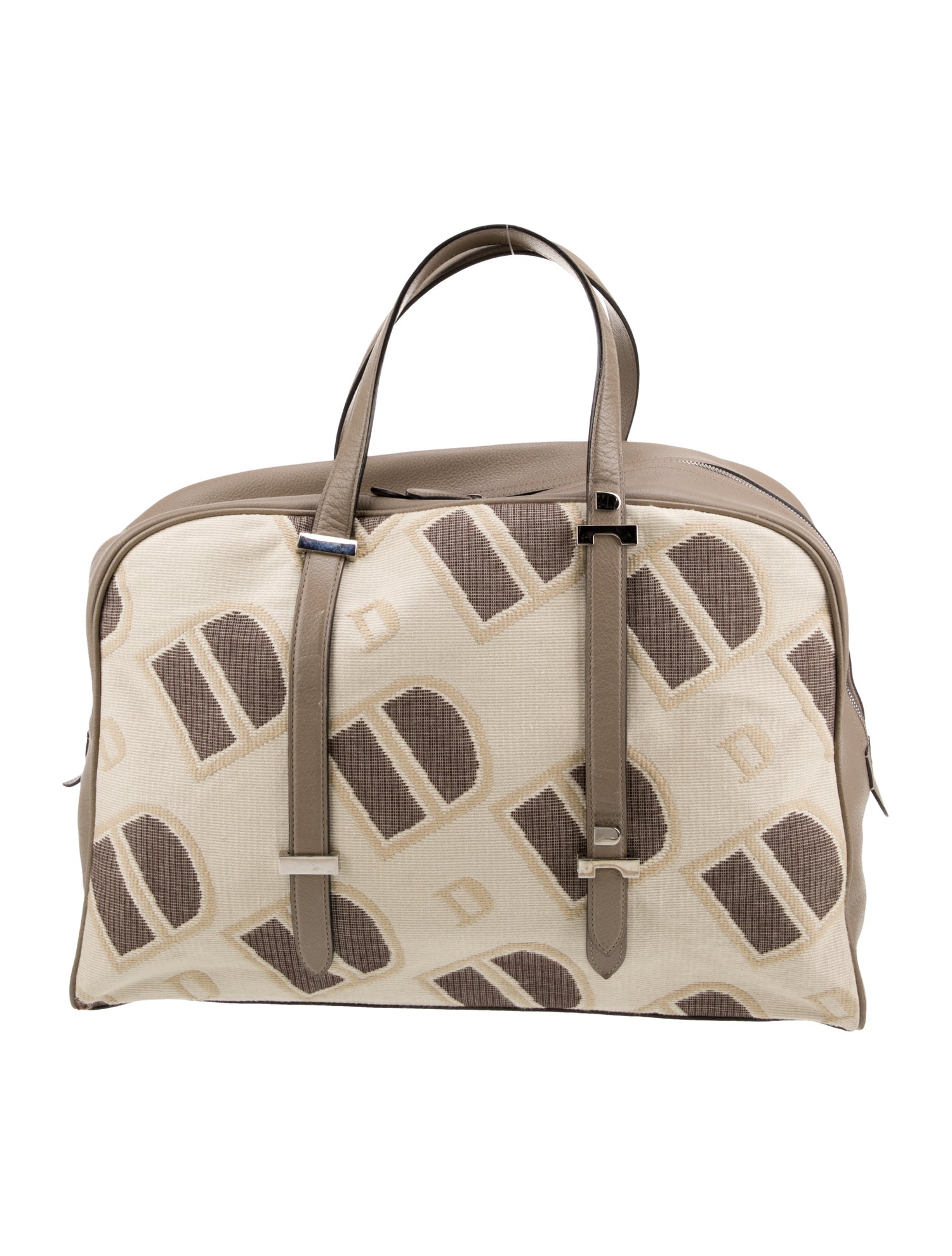 Delvaux Canvas Logotypée Carry All MM