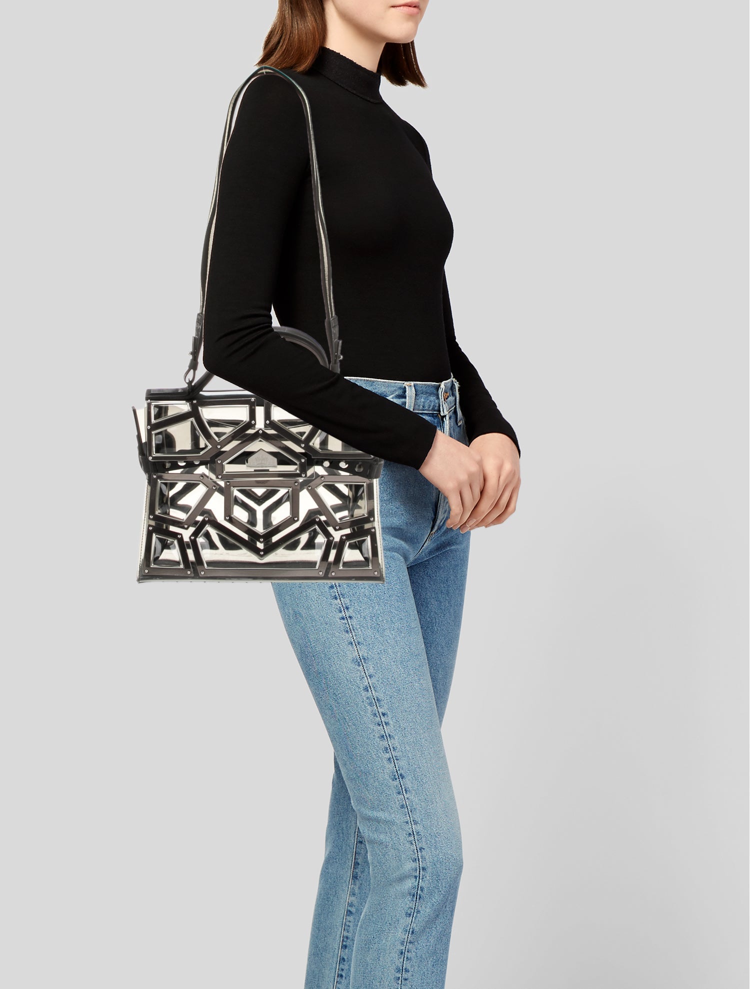 Delvaux PVC Le Gladiator Tempête w/ Strap GM