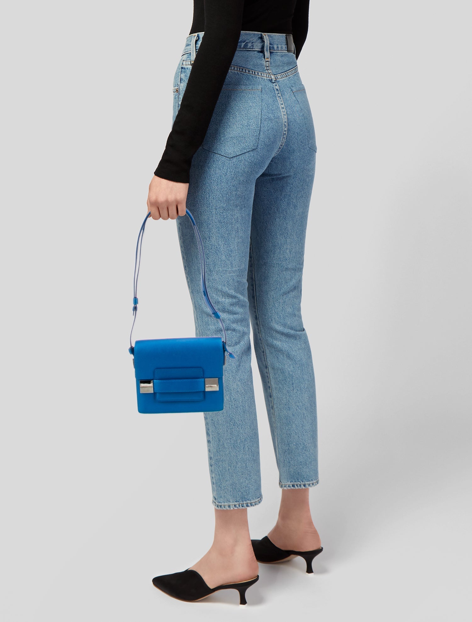 Delvaux Leather Shoulder Bag