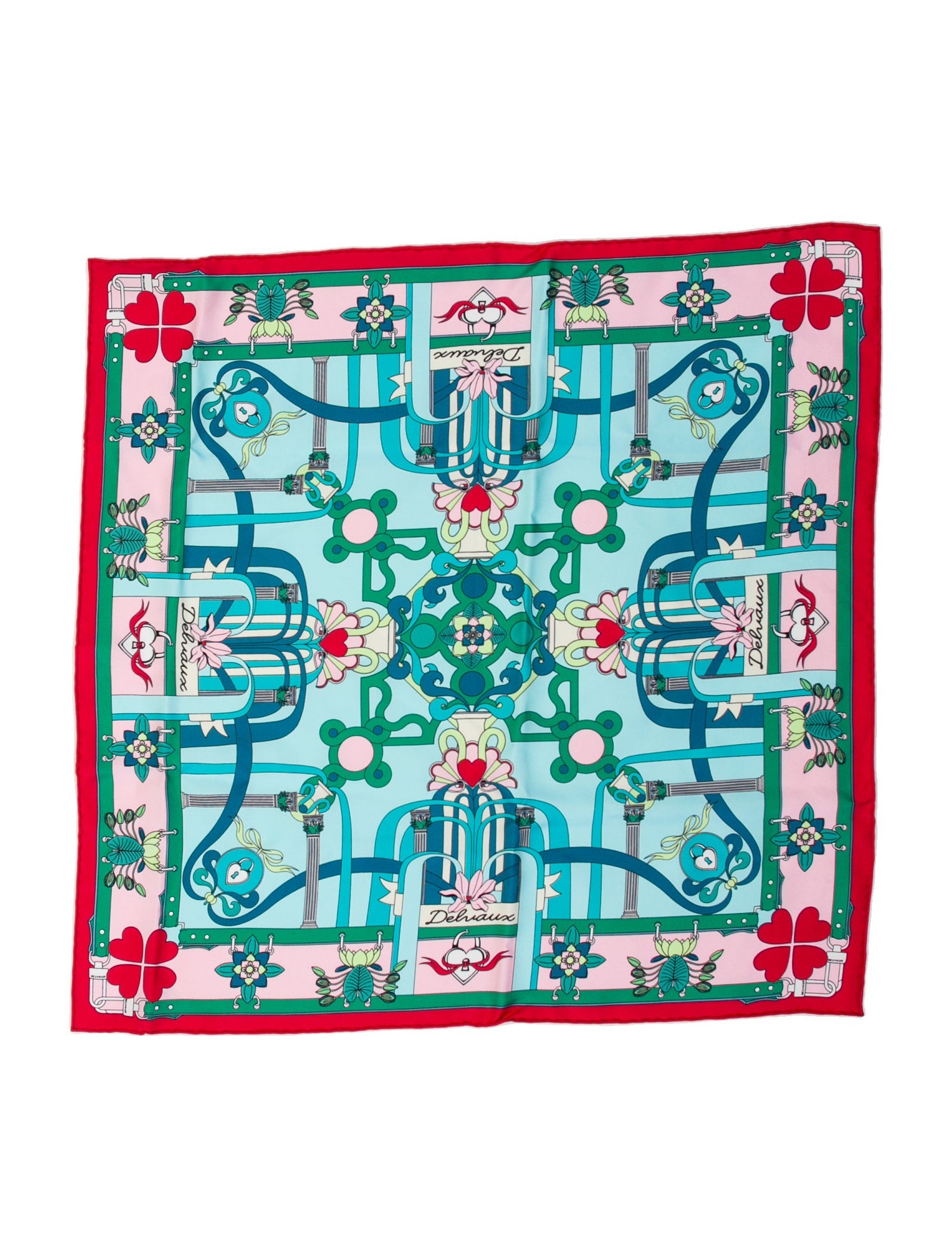 Delvaux Silk Printed Bandana