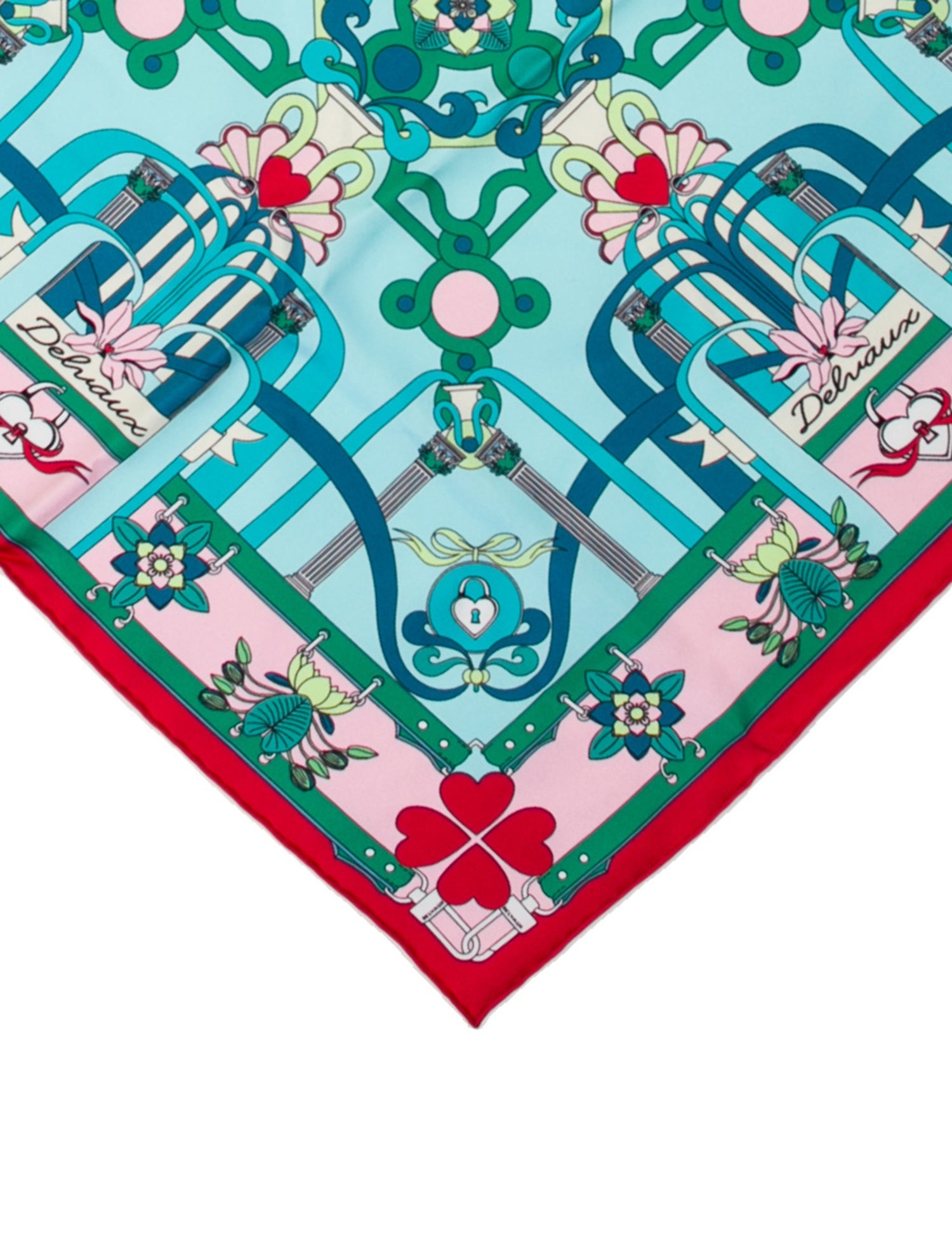 Delvaux Silk Printed Bandana