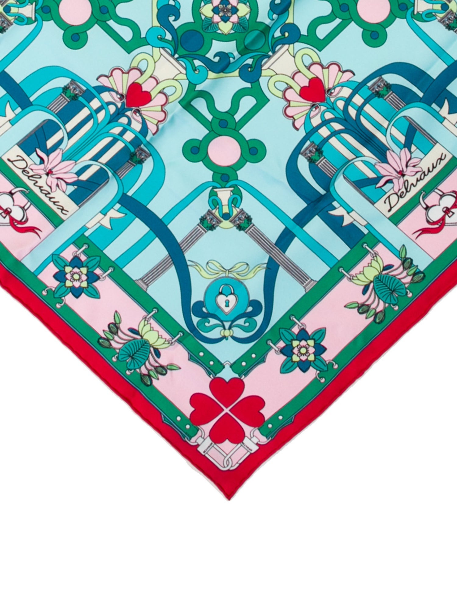 Delvaux Silk Printed Bandana