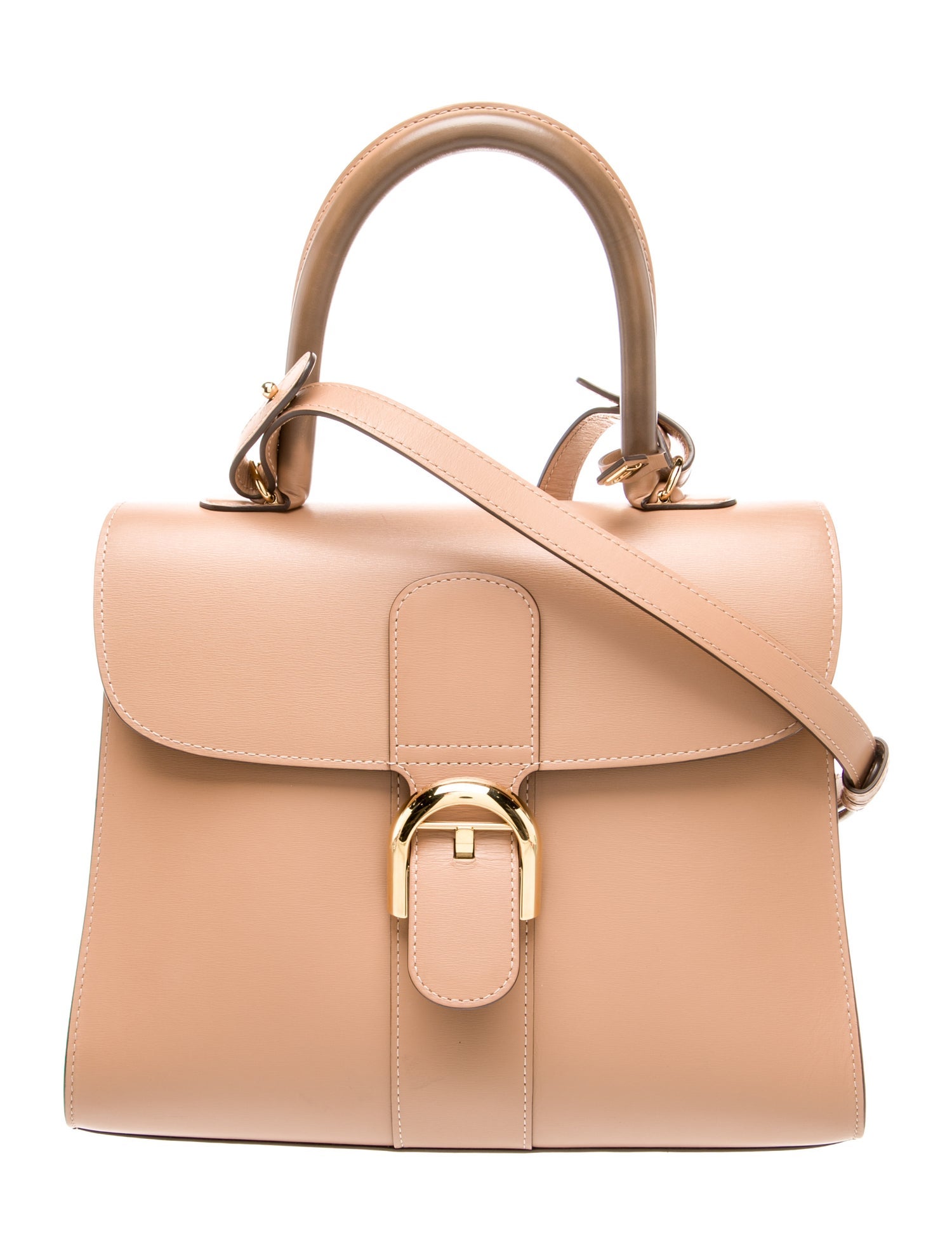 Delvaux Calf Leather Box Brillant MM