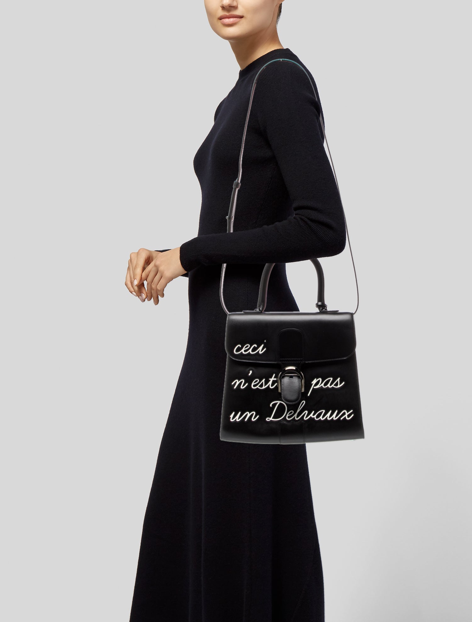 Delvaux Calf Leather L'Humour Brillant MM