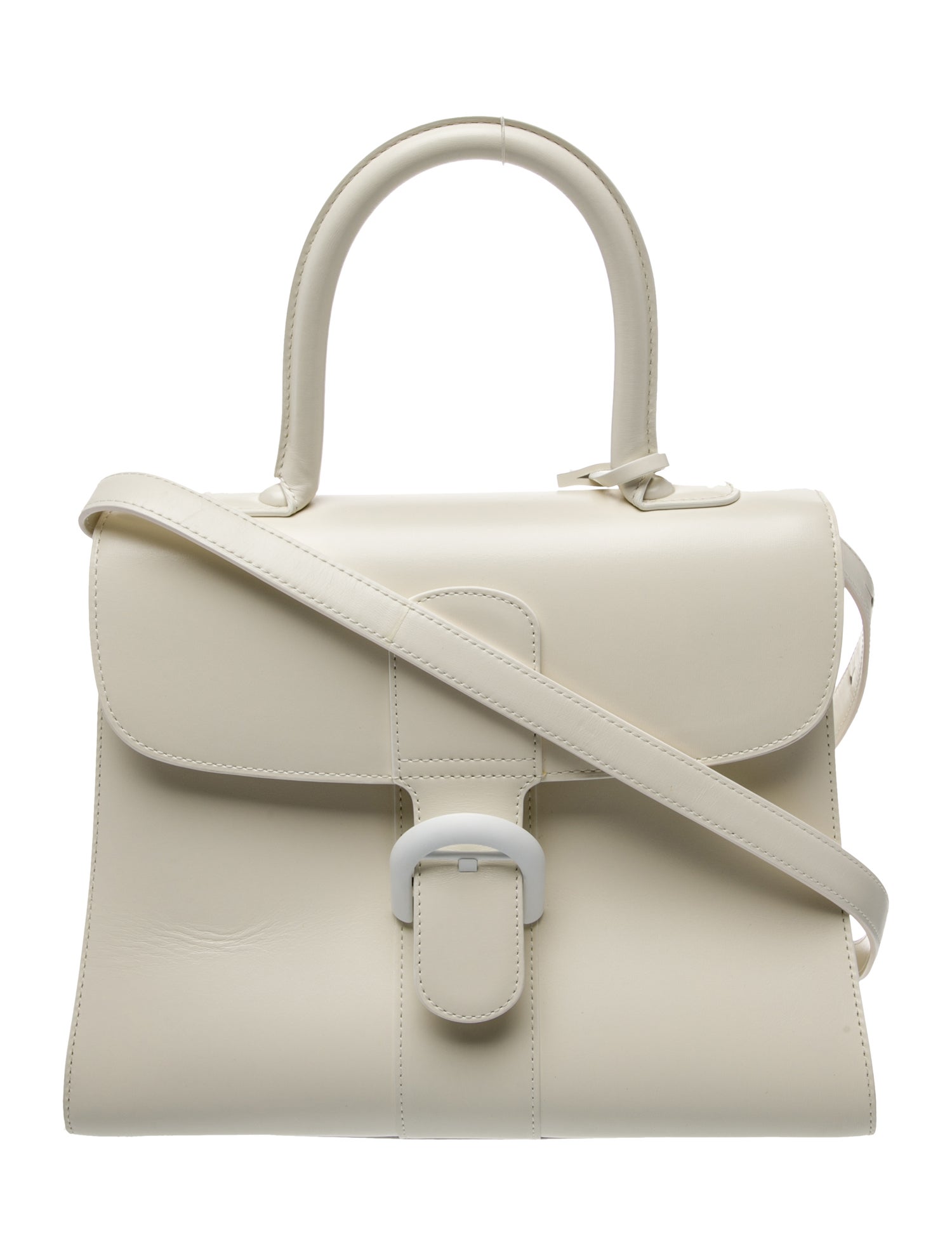Delvaux Calf Leather Brillant Box MM