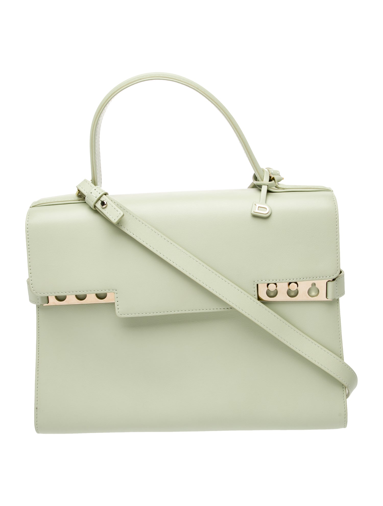 Delvaux Leather Top Handle Bag