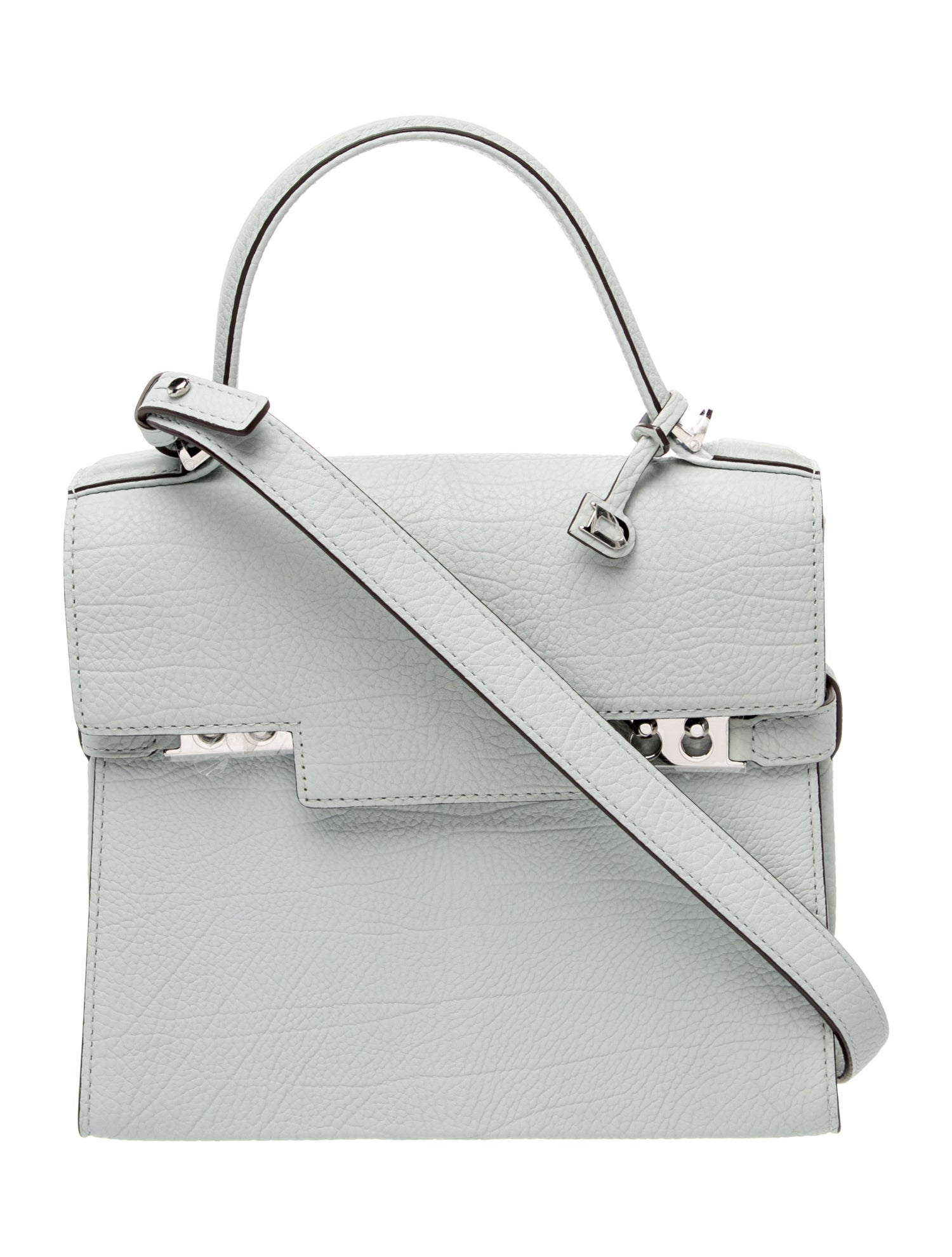 Delvaux Leather Top Handle Bag