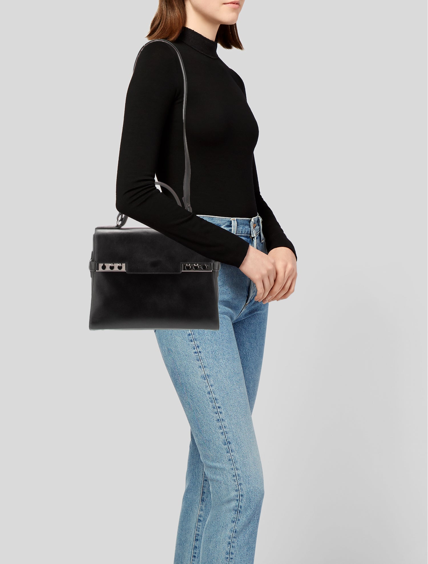 Delvaux Calf Leather Tempête MM