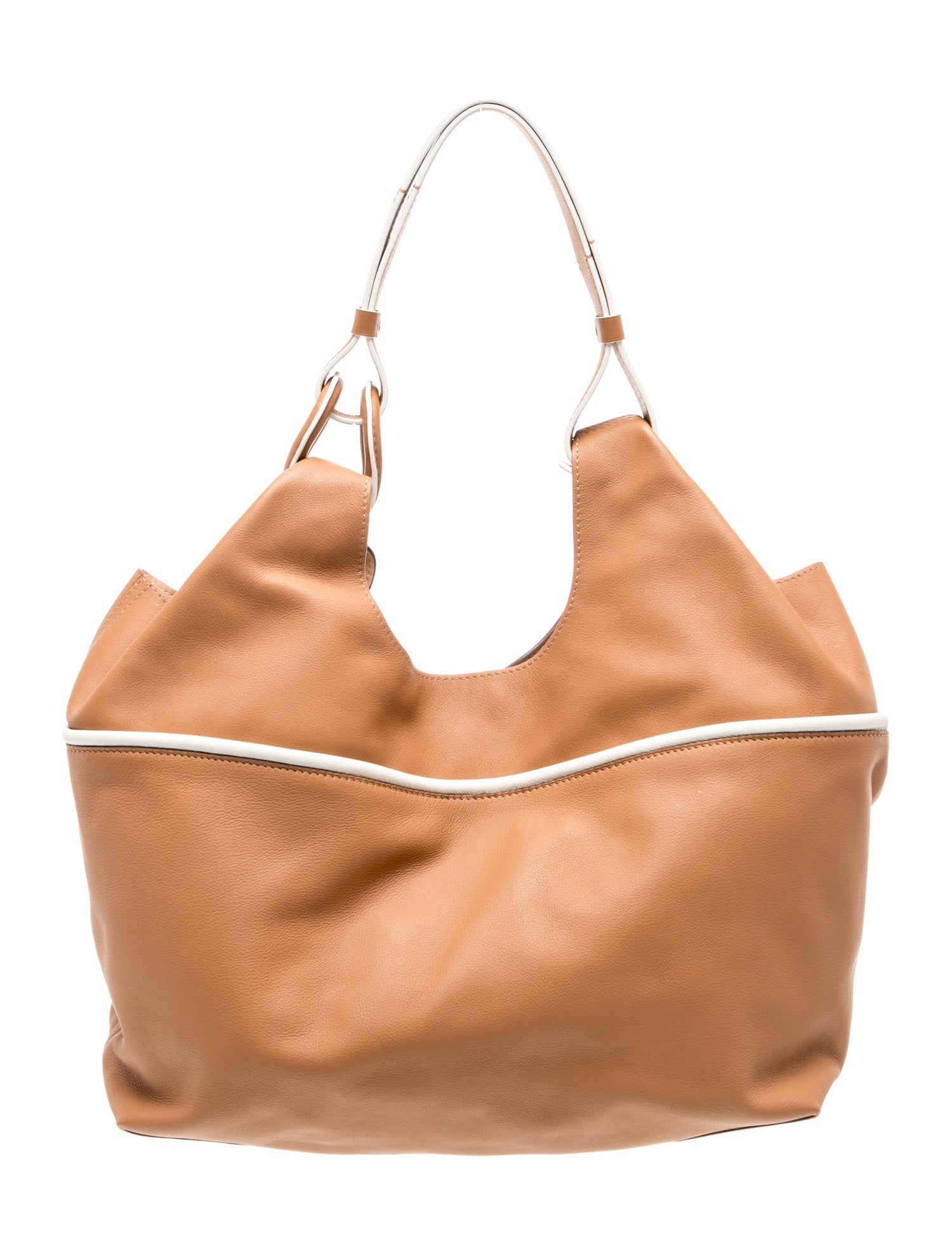 Delvaux Leather Hobo