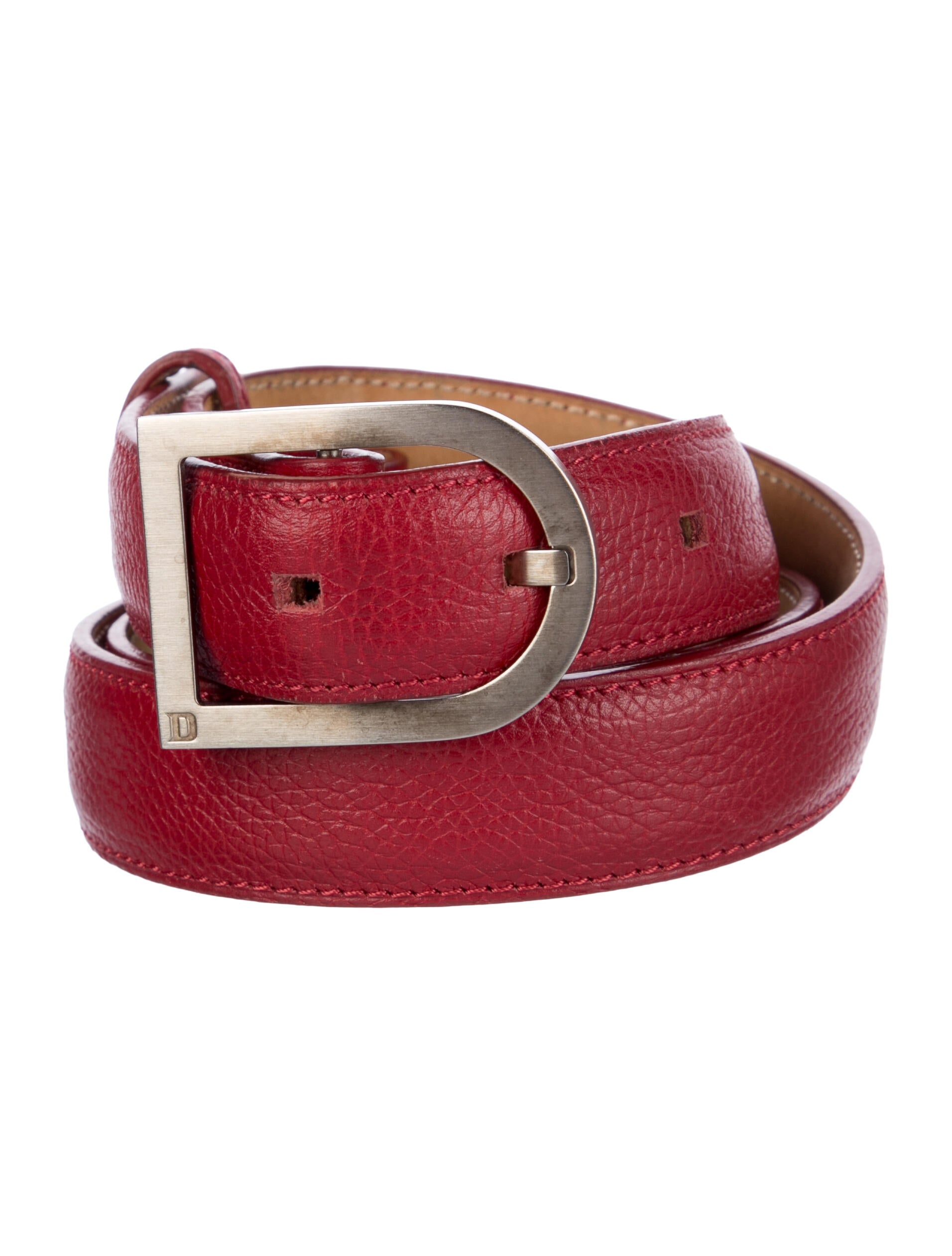 Delvaux Skinny Leather Belt