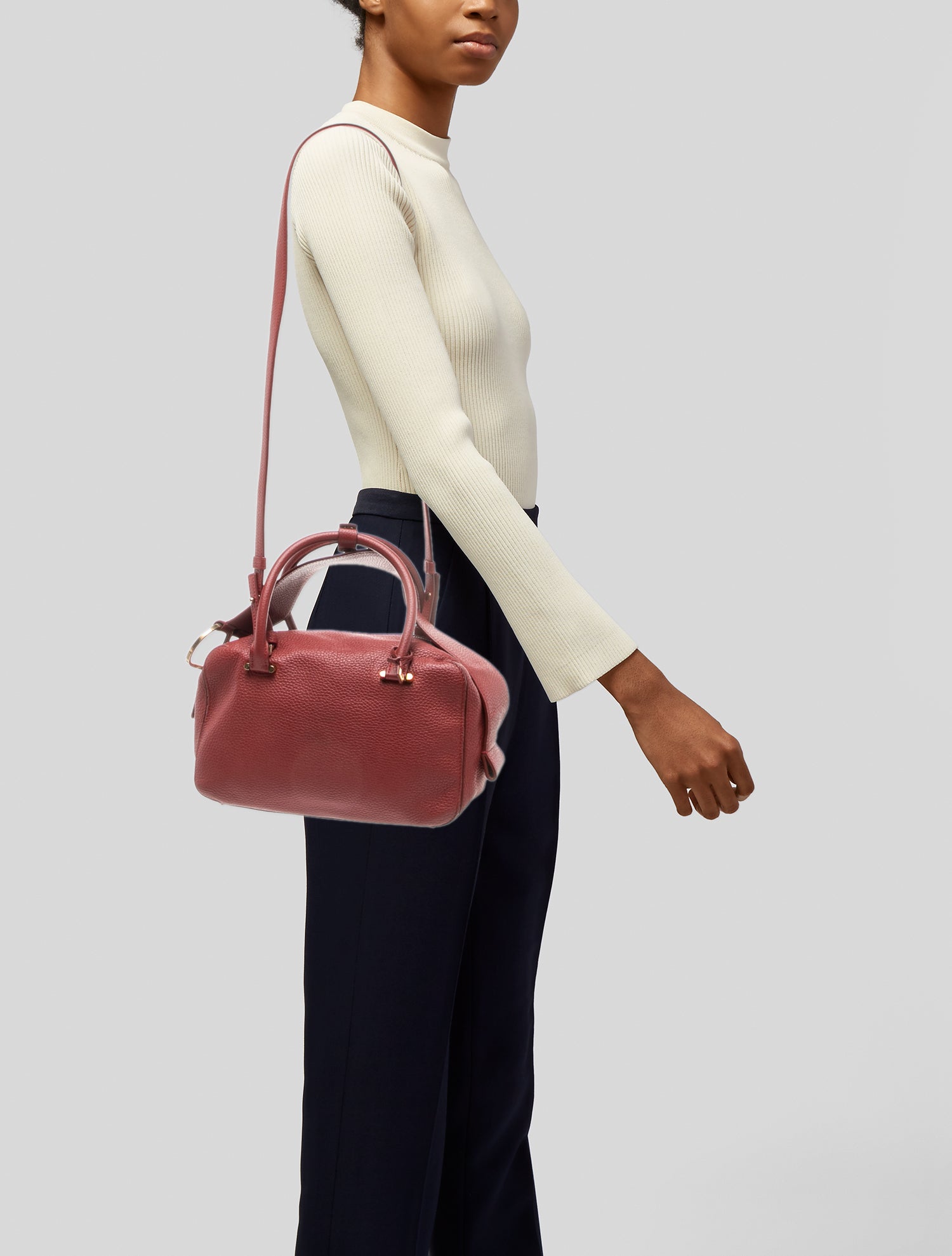 Delvaux Leather Cool Box MM