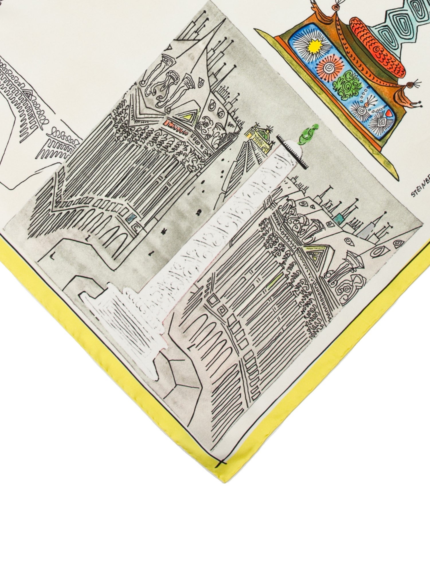 Delvaux Silk Printed Scarf