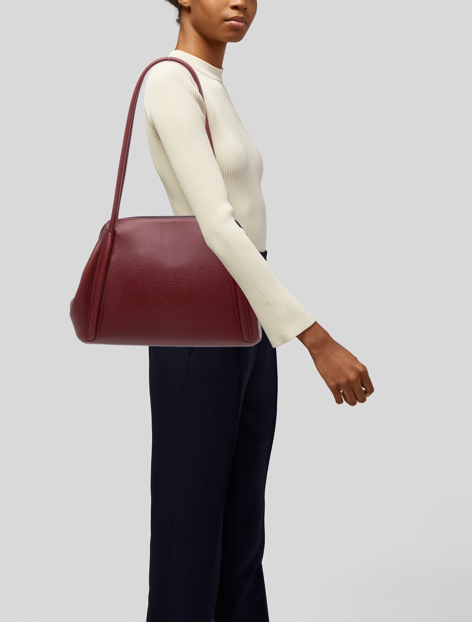 Delvaux Leather Shoulder Bag