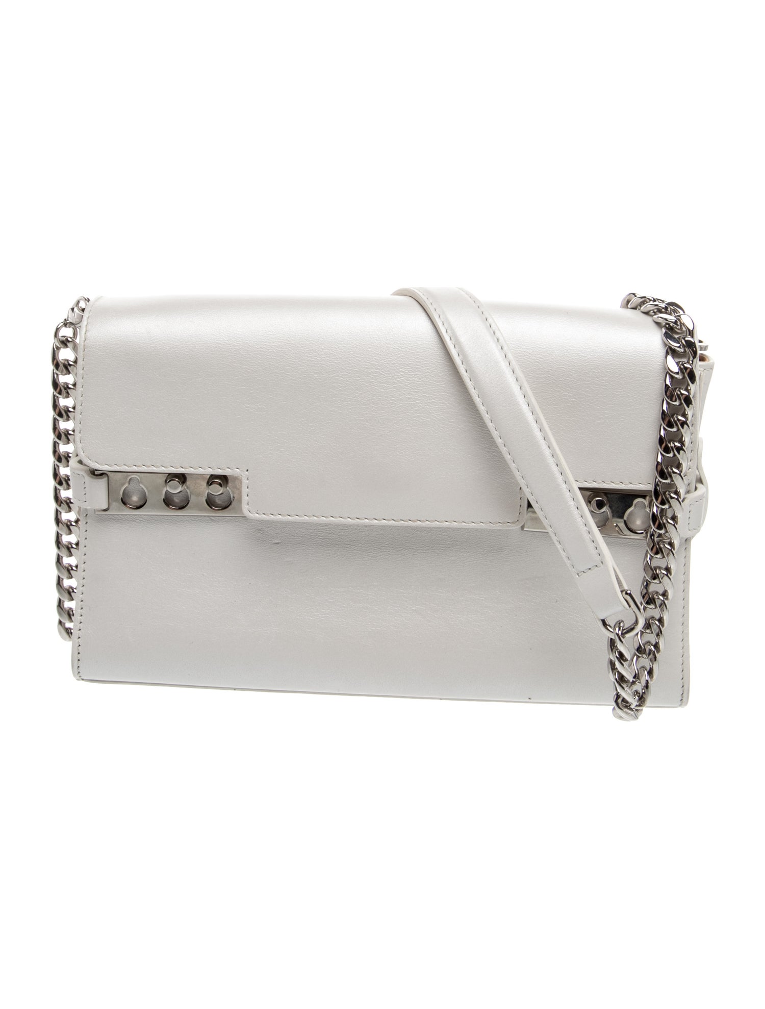 Delvaux Leather Tempète w/ Chain