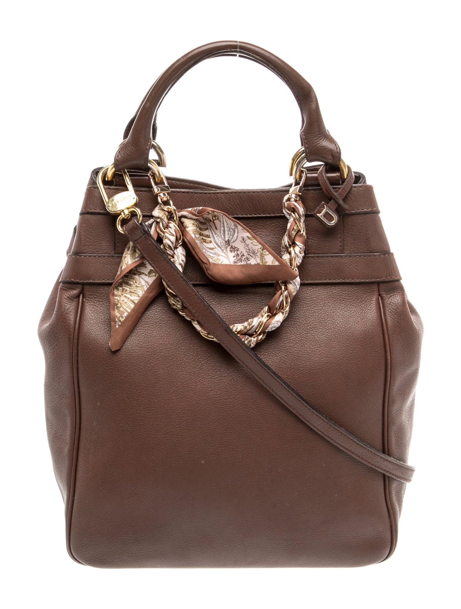 Delvaux Leather Top Handle Bag