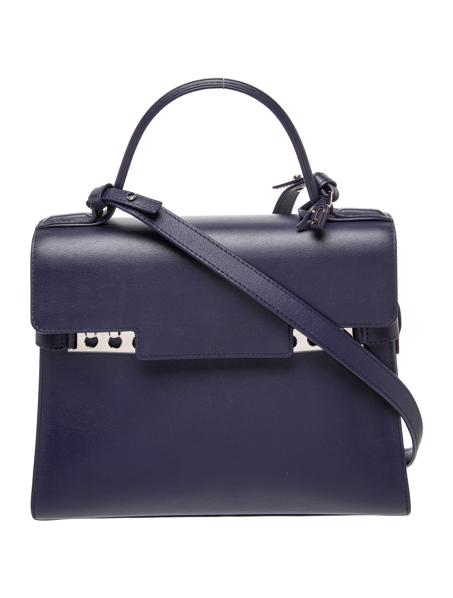 Delvaux Leather Top Handle Bag