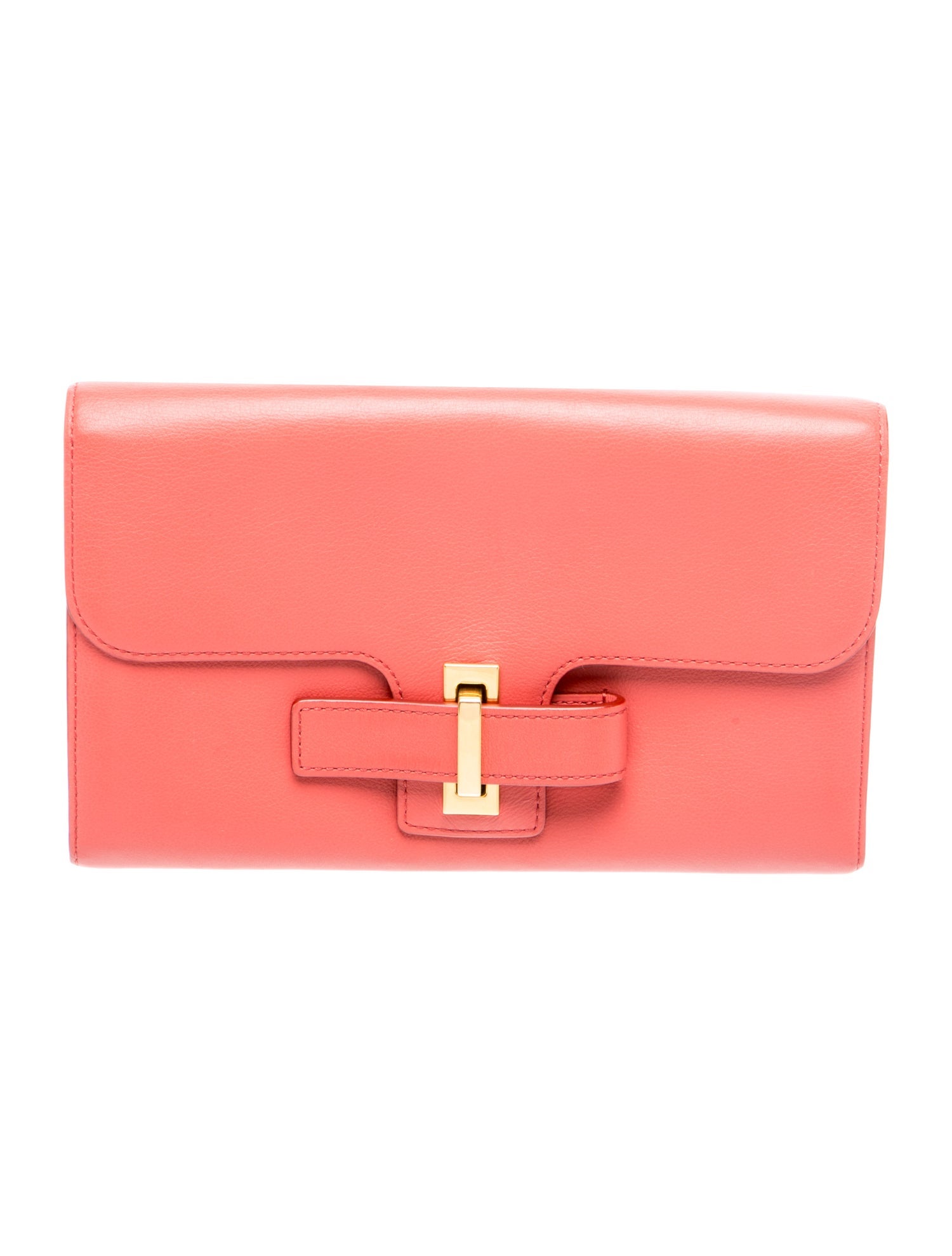 Delvaux Leather Clutch