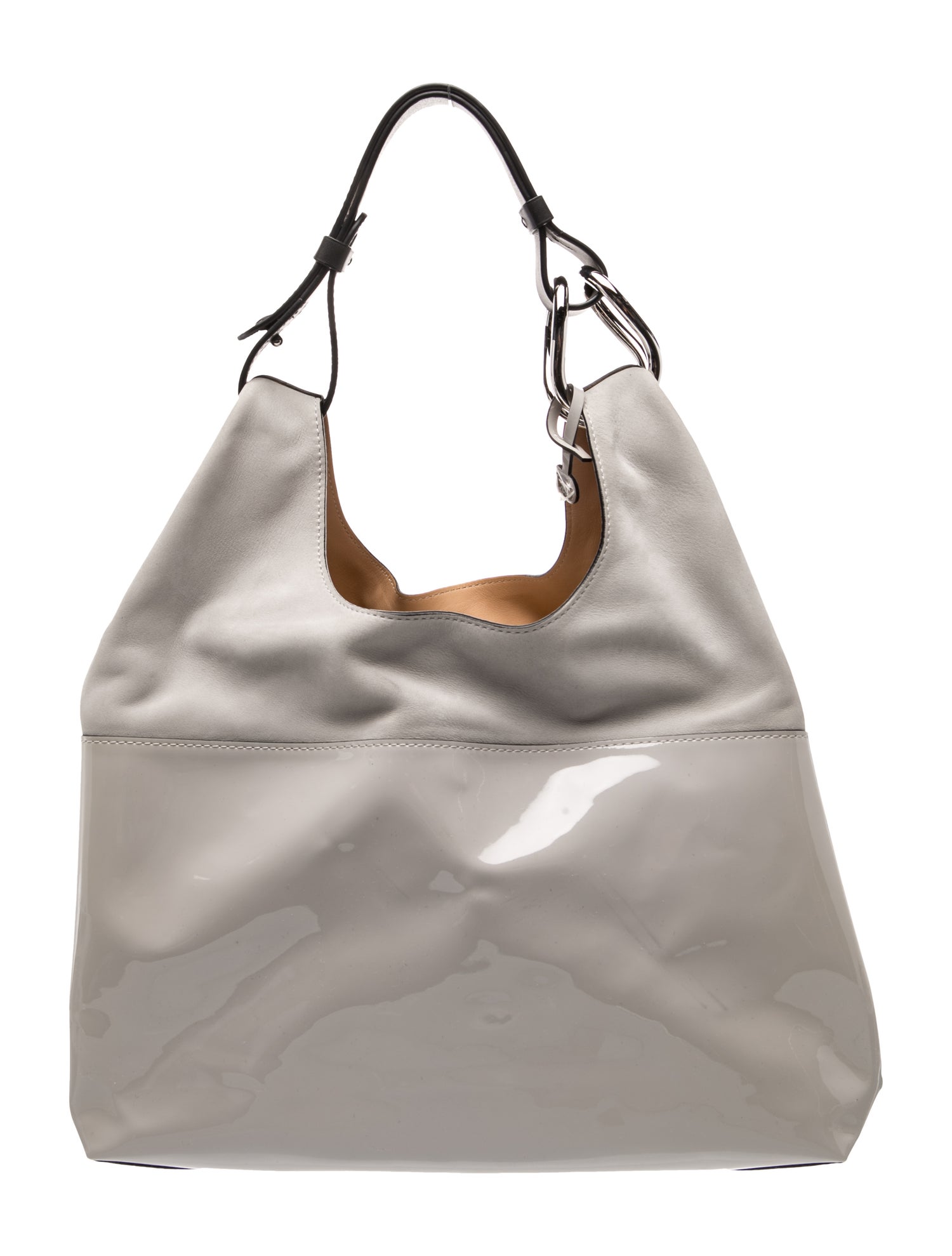 Delvaux Patent Leather Shoulder Bag