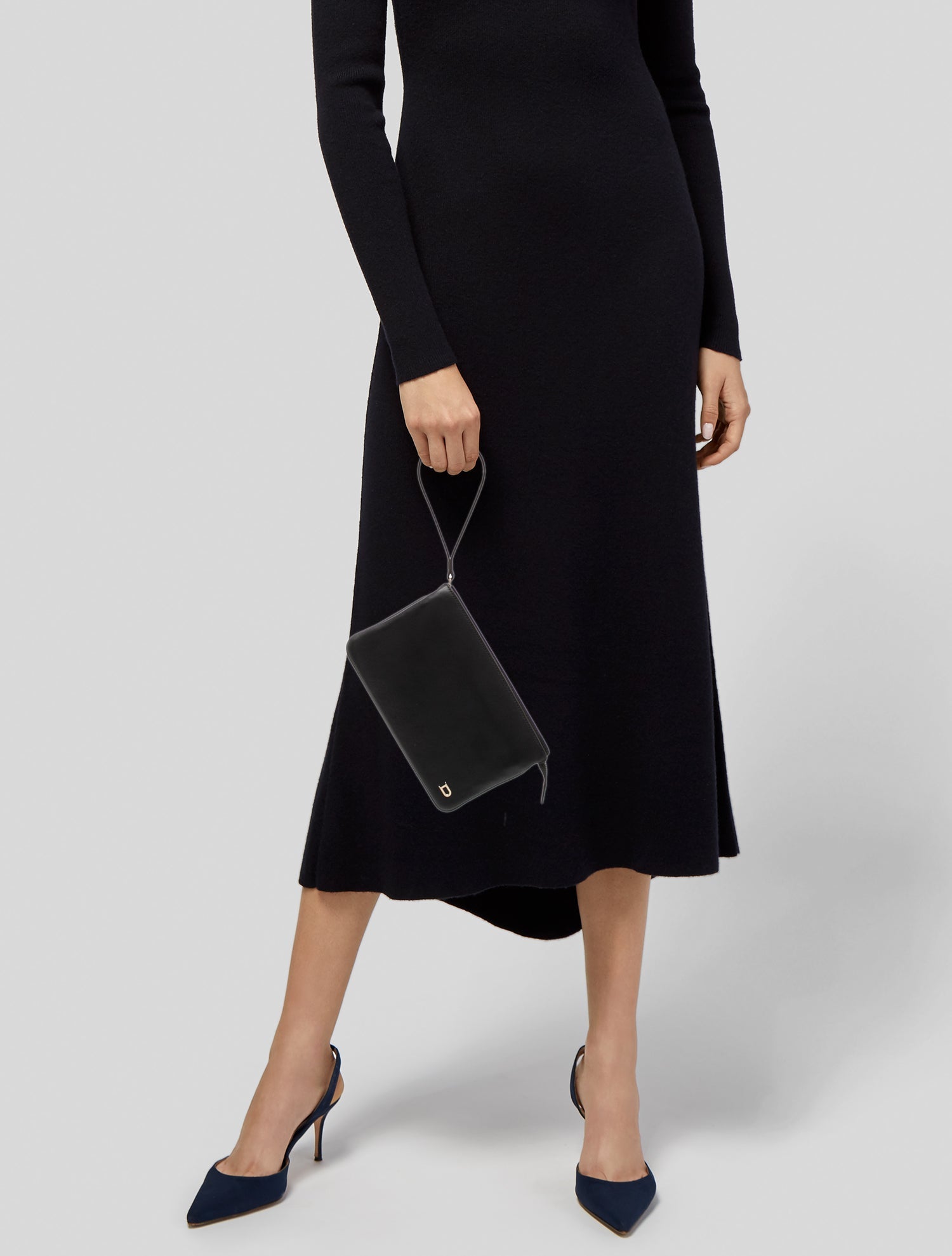 Delvaux Leather Triple Zip