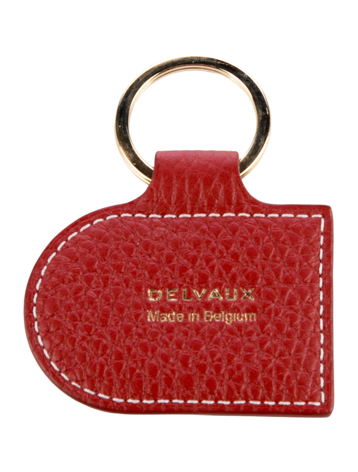 Delvaux Leather Keychain