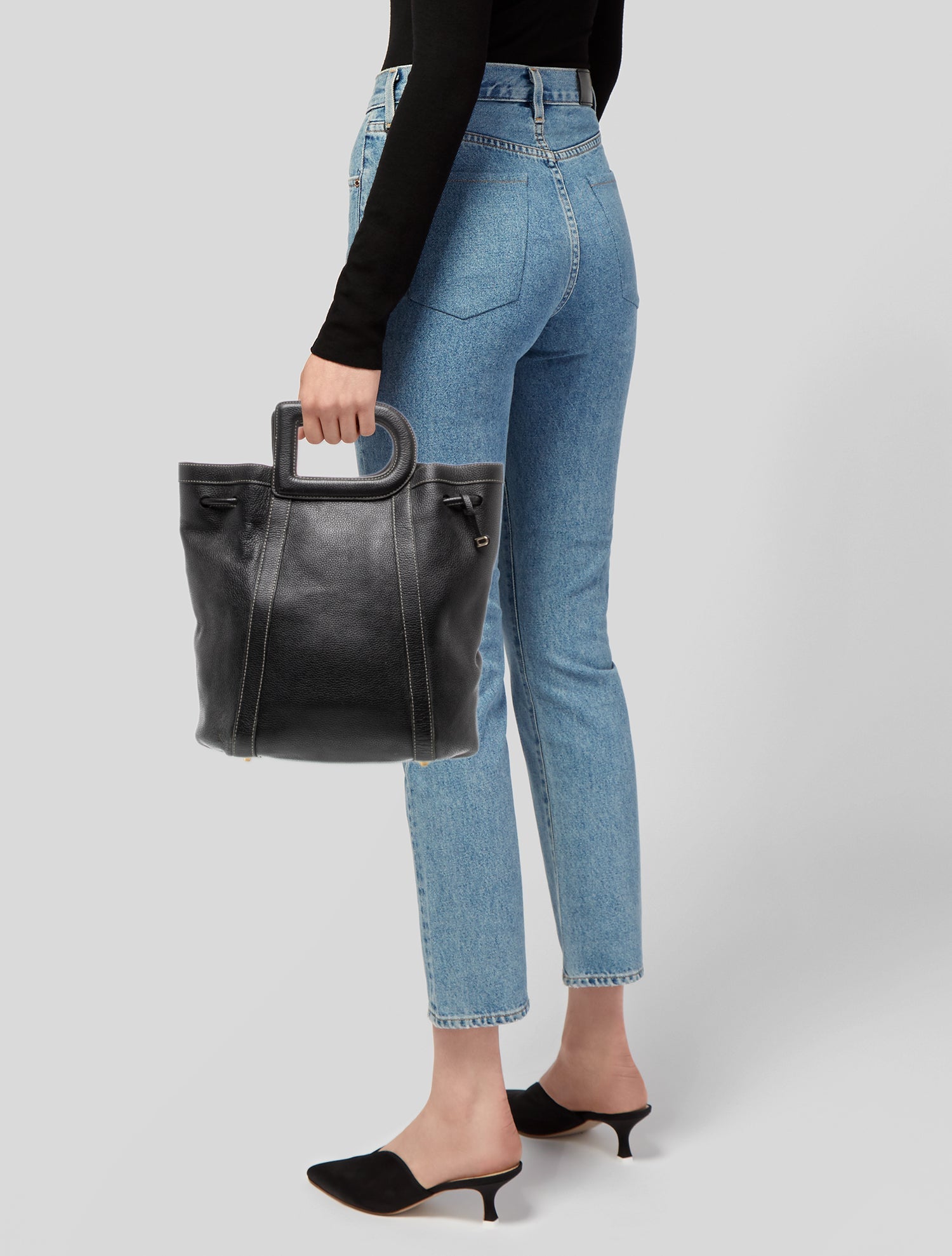 Delvaux Leather Tote