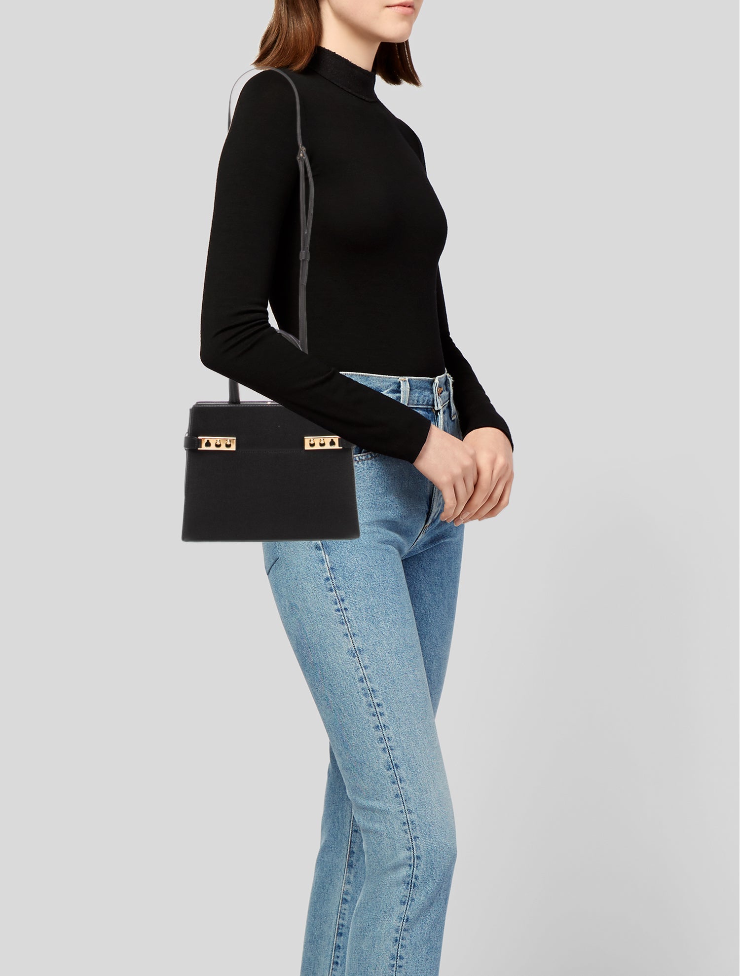 Delvaux Calf Leather Tempête Crush