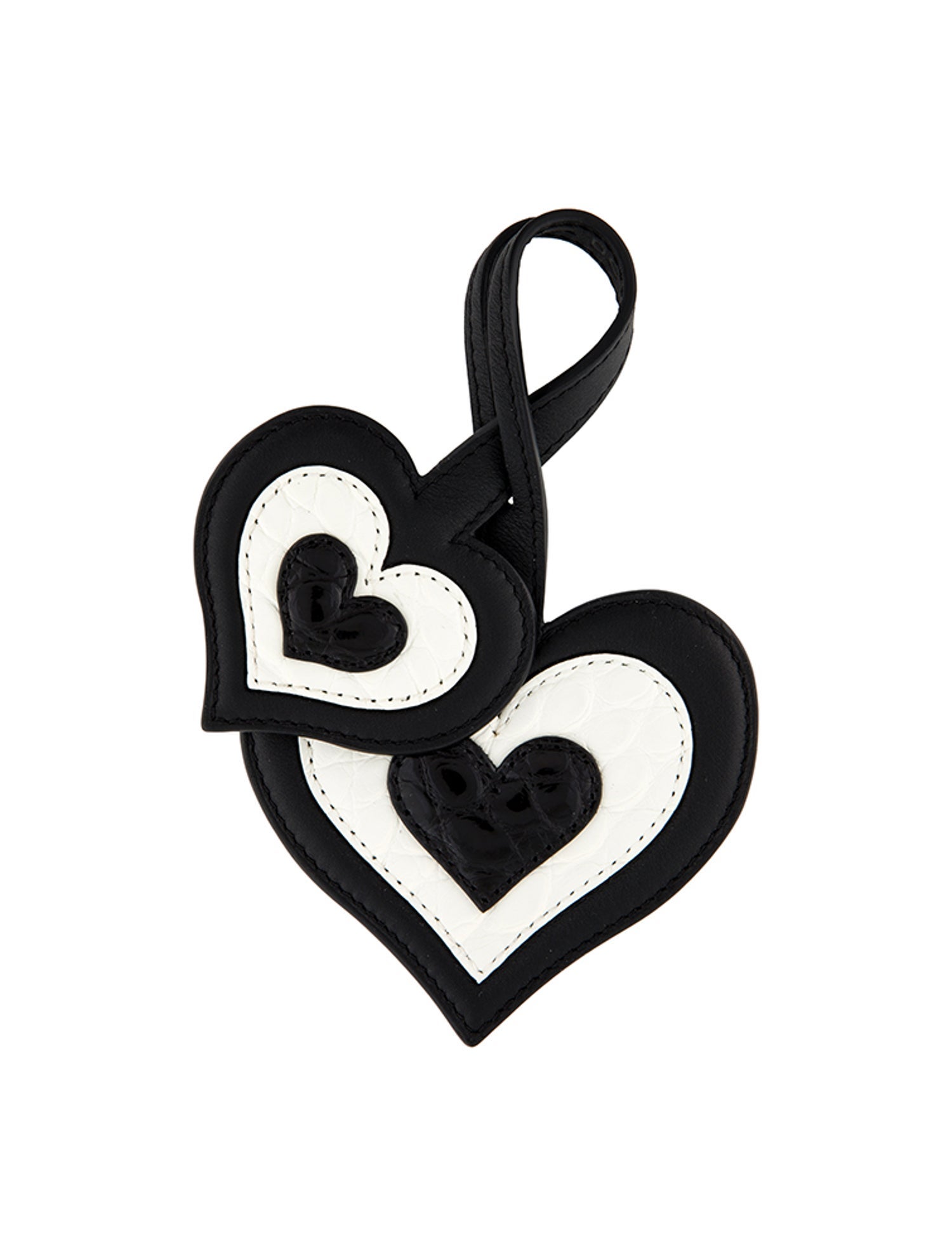 Delvaux heart shape bag accessory