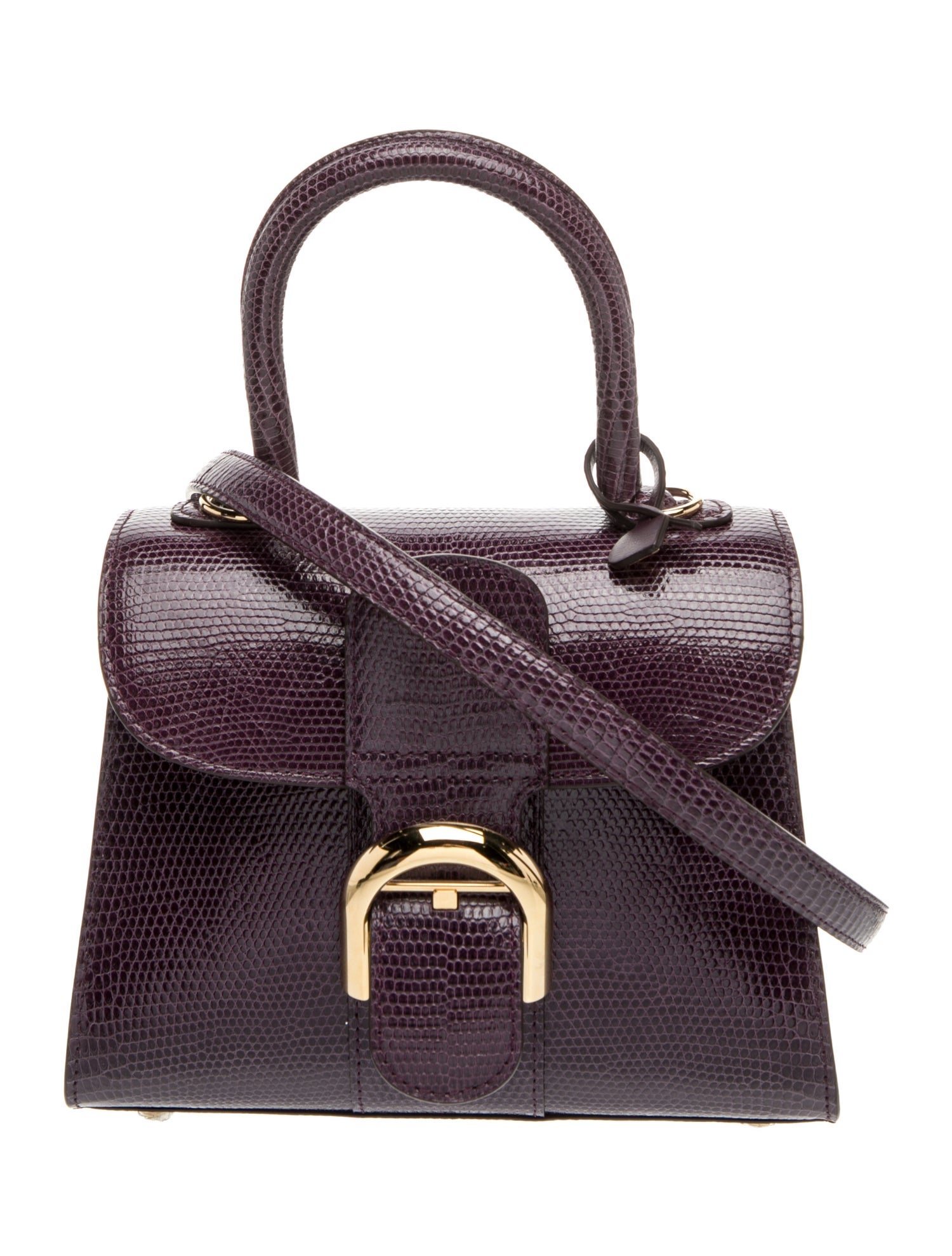 Delvaux Lizard Brillant Mini
