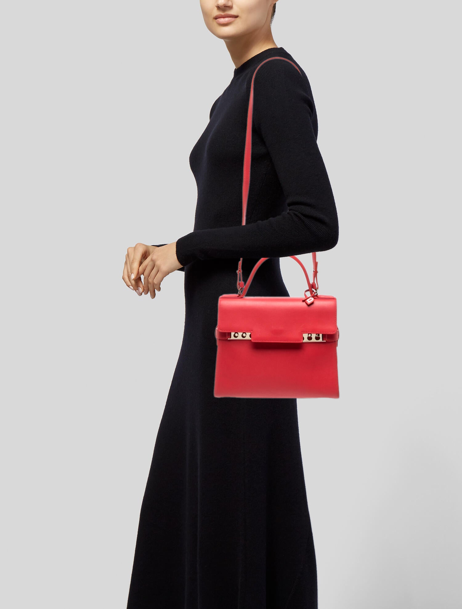 Delvaux Calfskin Tempête MM
