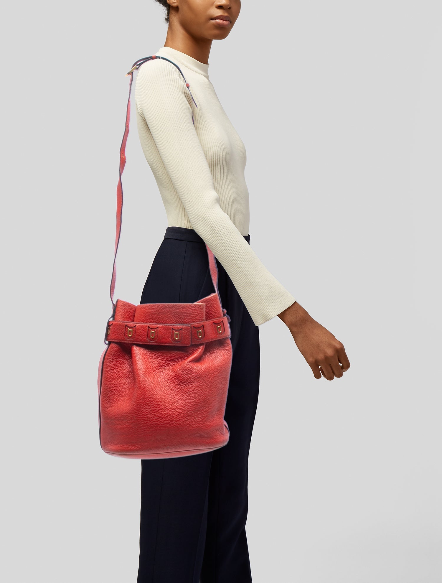 Delvaux Leather Crossbody Bag