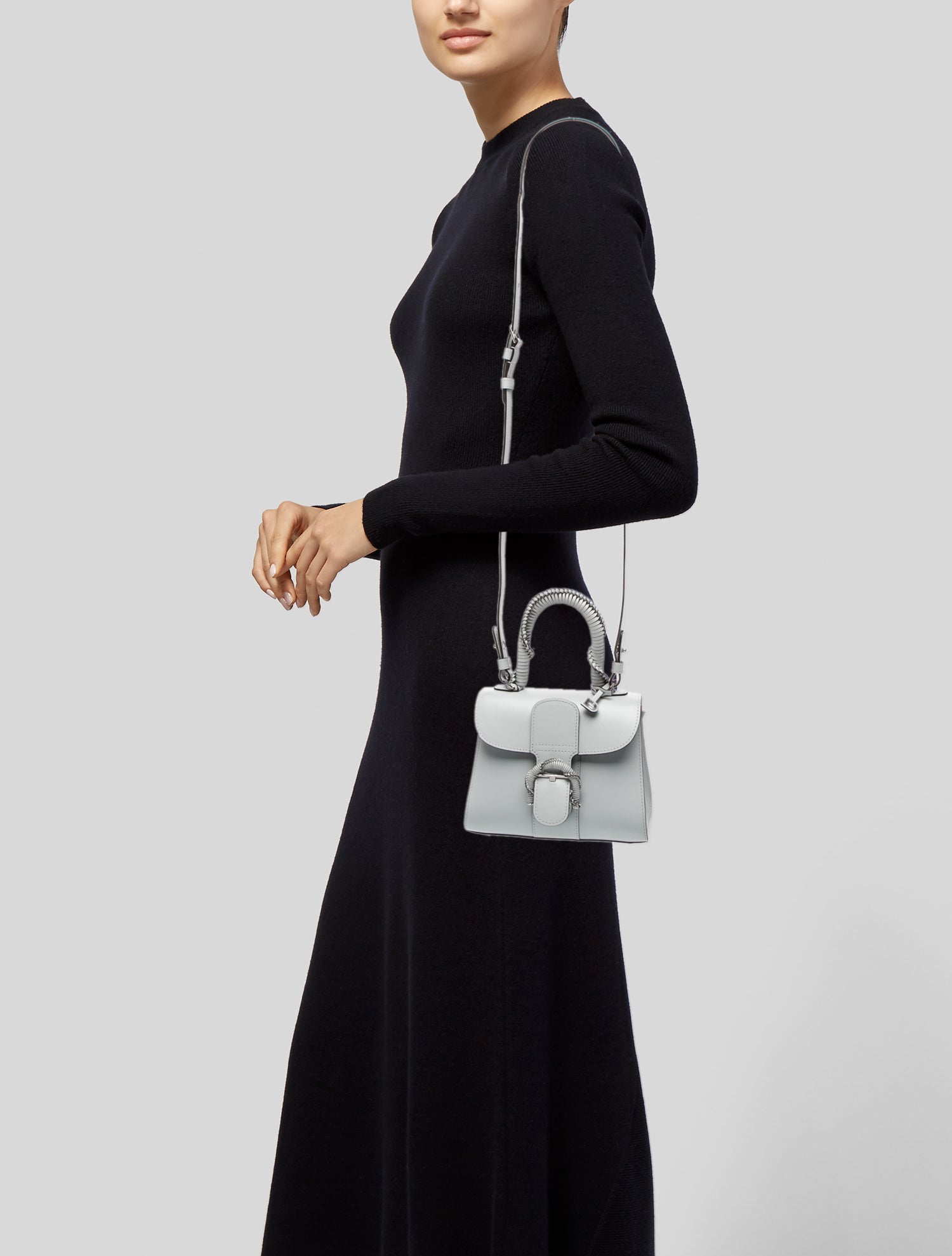 Delvaux Calfskin Brillant Mini