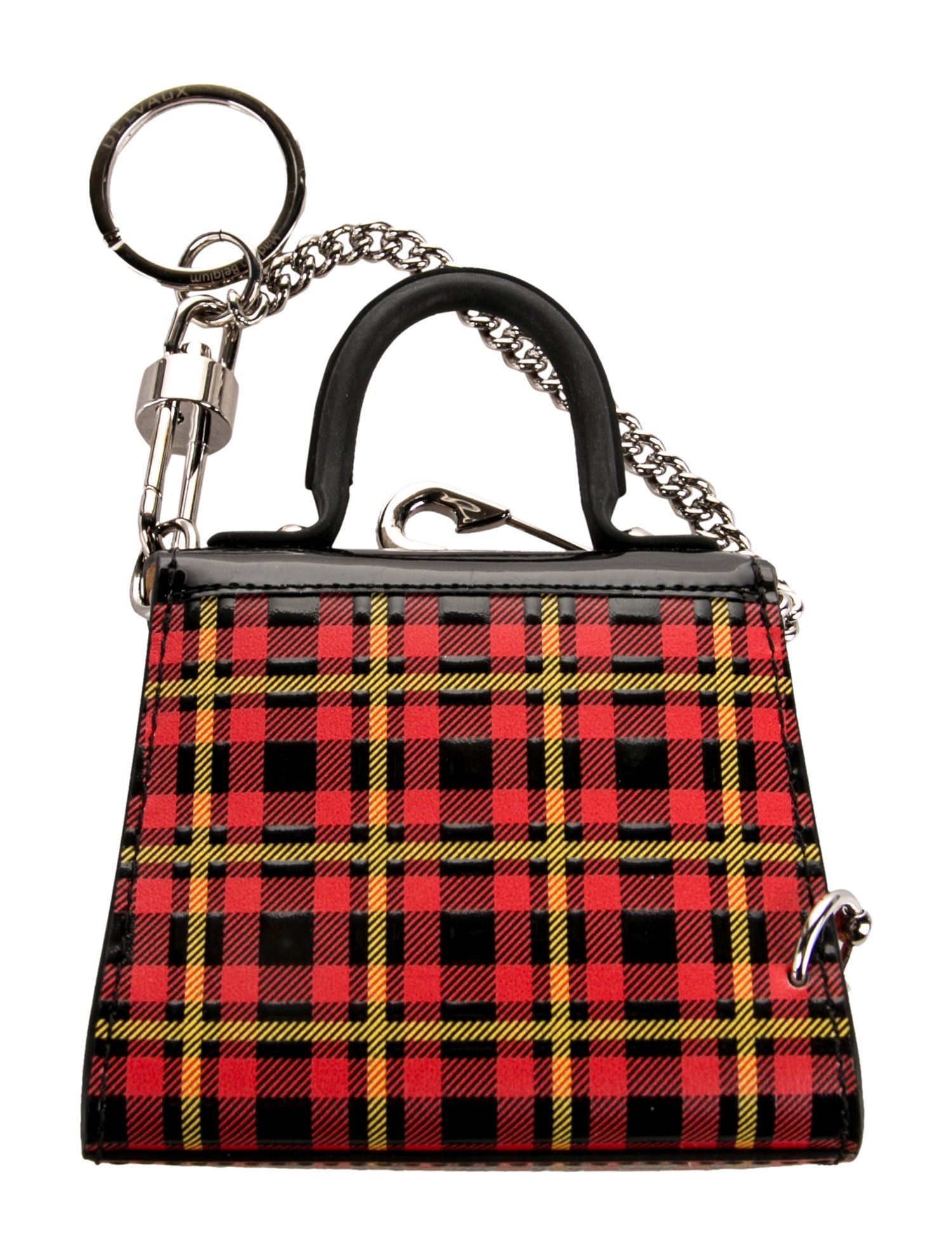 Delvaux Pattern Print Mini Coin Purse