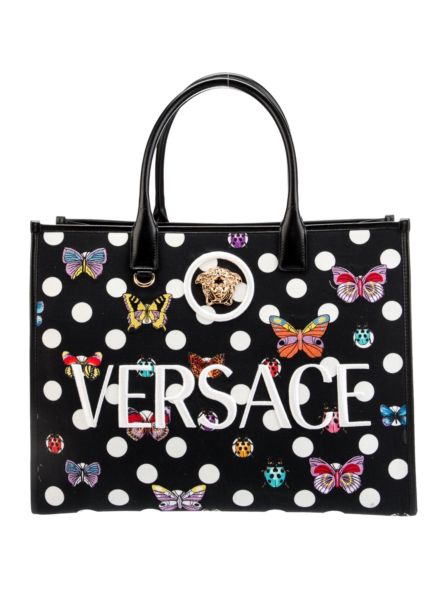 Versace x Dua Lipa Canvas Tote
