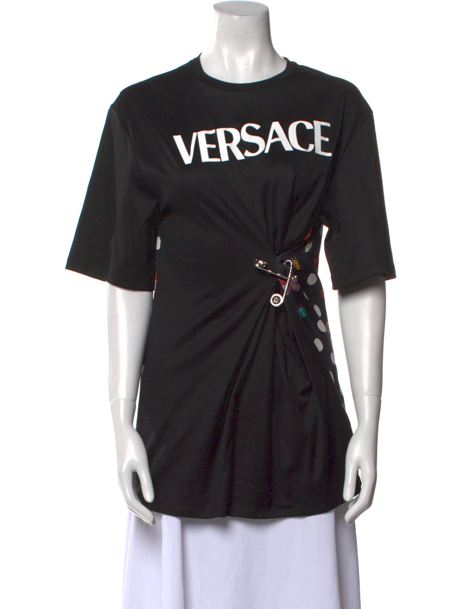 Versace x Dua Lipa Graphic Print Crew Neck T-Shirt