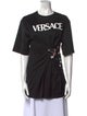 Versace x Dua Lipa Graphic Print Crew Neck T-Shirt