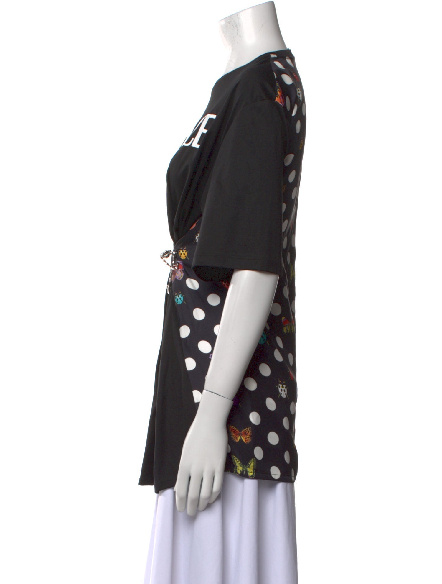 Versace x Dua Lipa Graphic Print Crew Neck T-Shirt