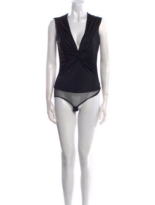 Versace x Dua Lipa V-Neck Sleeveless Bodysuit