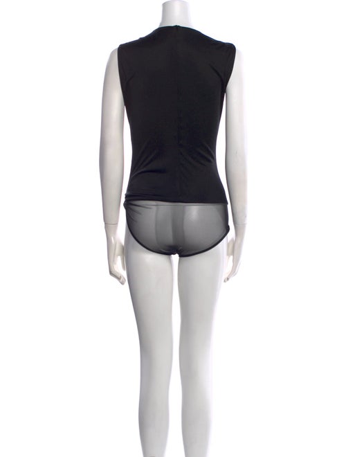 Versace x Dua Lipa V-Neck Sleeveless Bodysuit