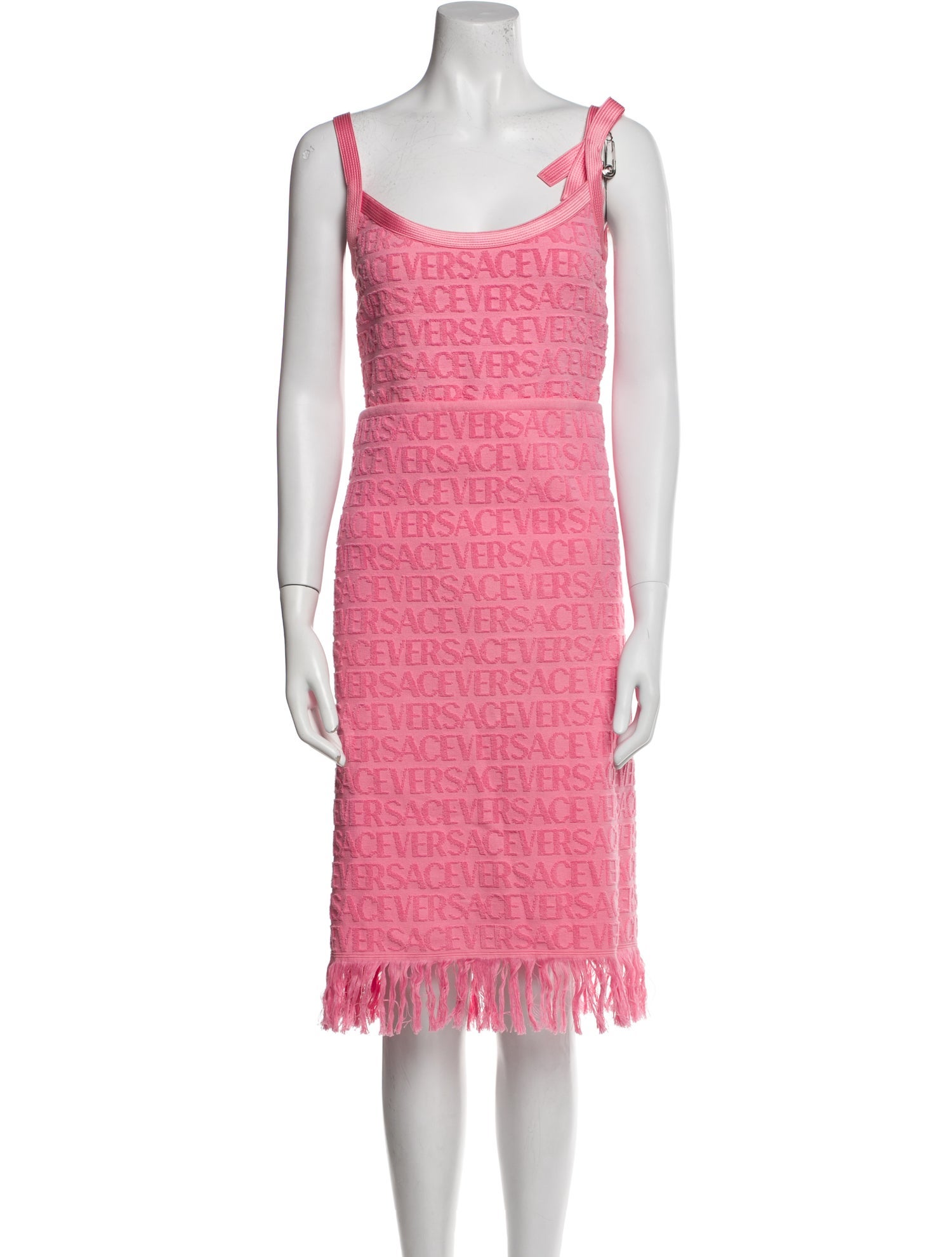 Versace x Dua Lipa Grosgrain Trim Skirt Set