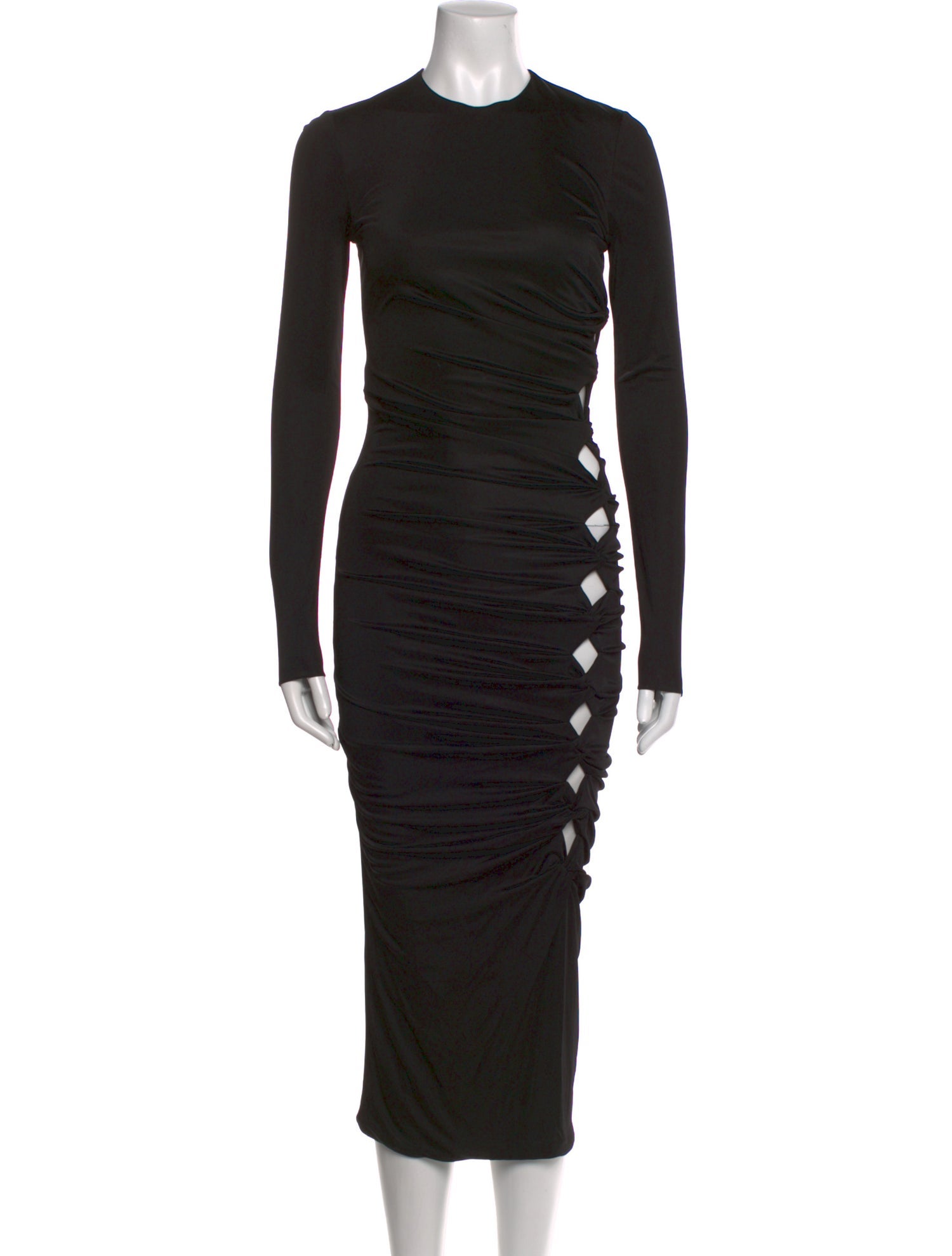 Versace x Dua Lipa Crew Neck Long Dress