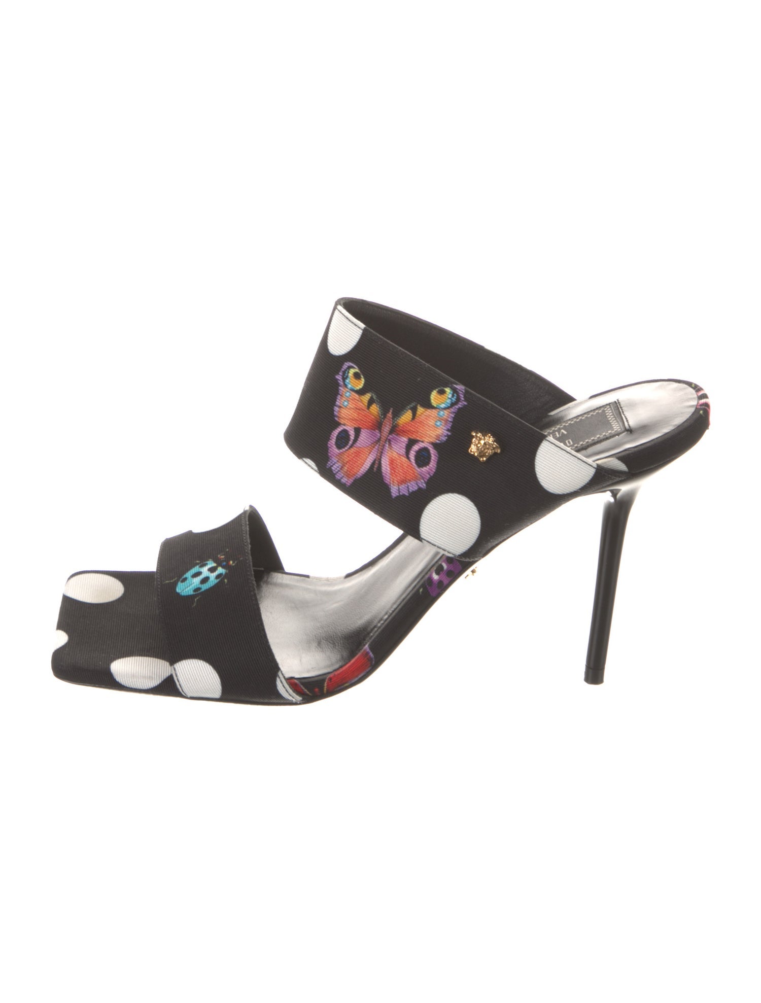 Versace x Dua Lipa Printed Slides