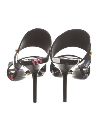 Versace x Dua Lipa Printed Slides