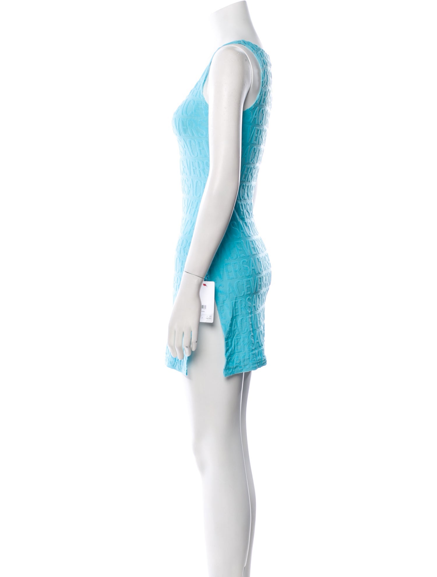 Versace x Dua Lipa Square Neckline Mini Dress w/ Tags